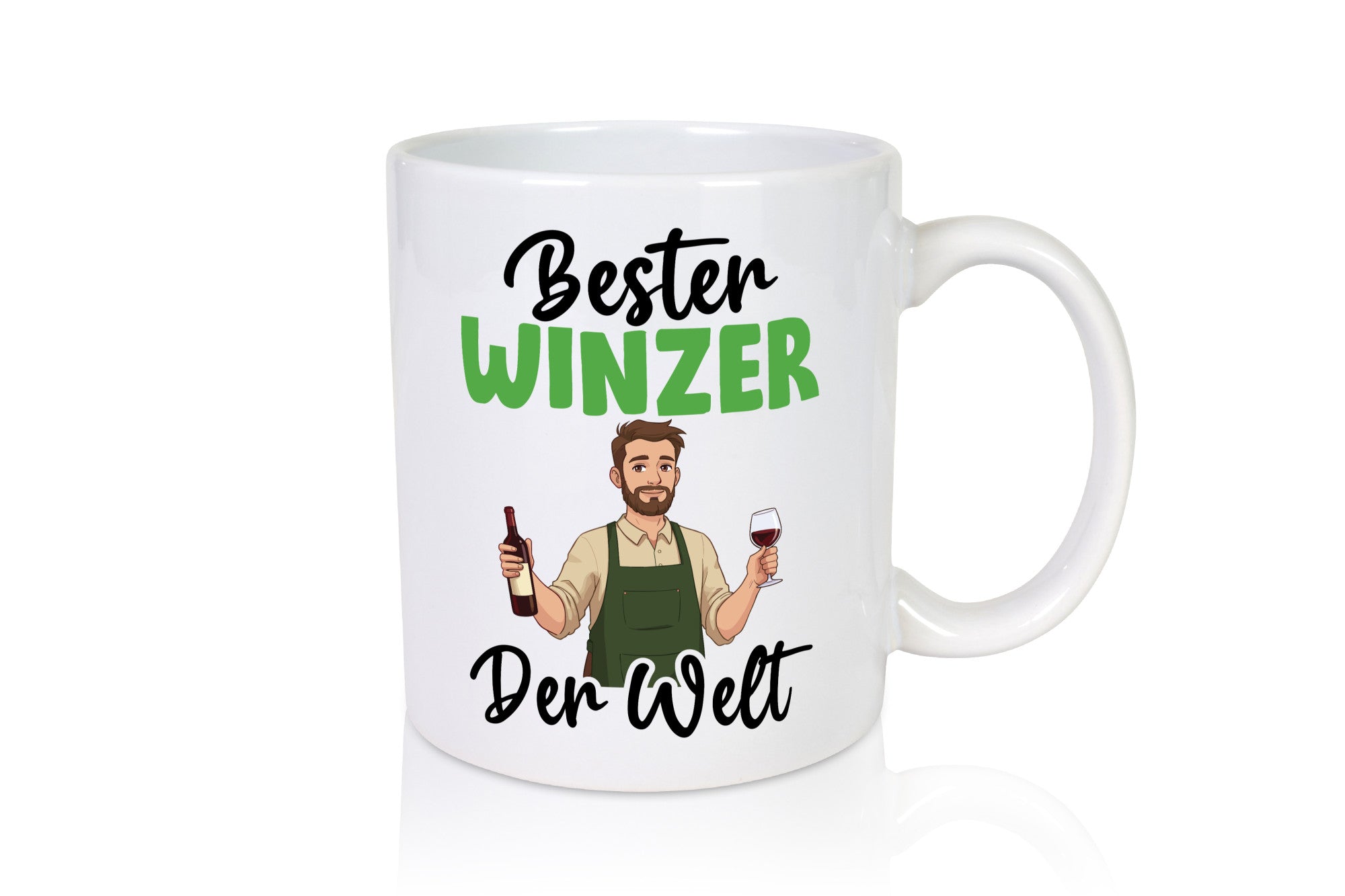 Bester Winzer | Weinbauer Wein v2 Humor Geschenkidee Tasse