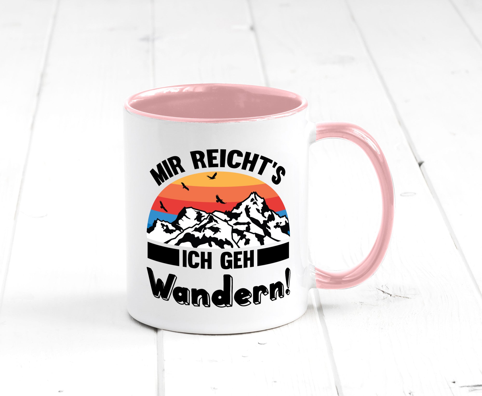 Mir reichts ich geh Wandern | Berge Laufen Natur Humor Geschenkidee Tasse