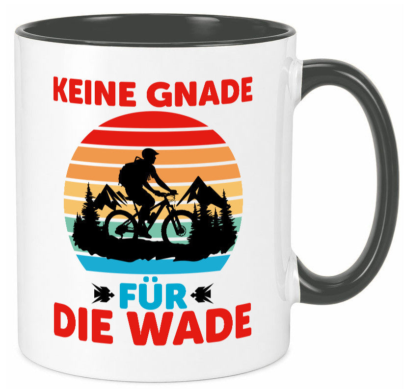 Keine Knade für die Wade | BMX Renrad Biker v2 lustig Humor Geschenkidee Tasse