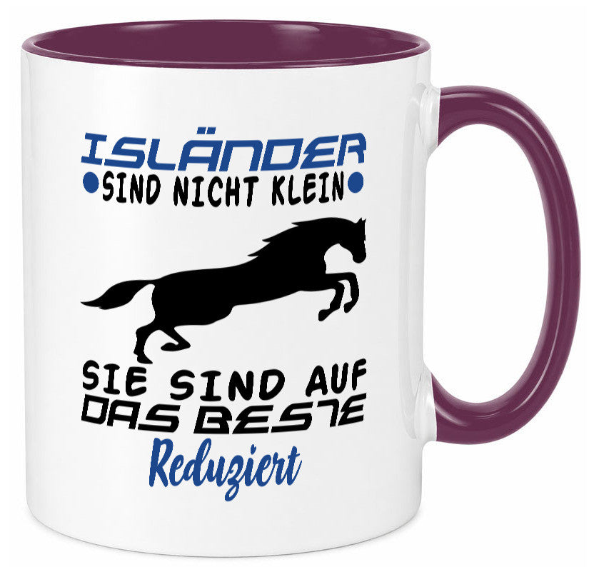 Isländer sind nicht klein | Auf das beste reduziert Geschenk Humor Geschenkidee Tasse