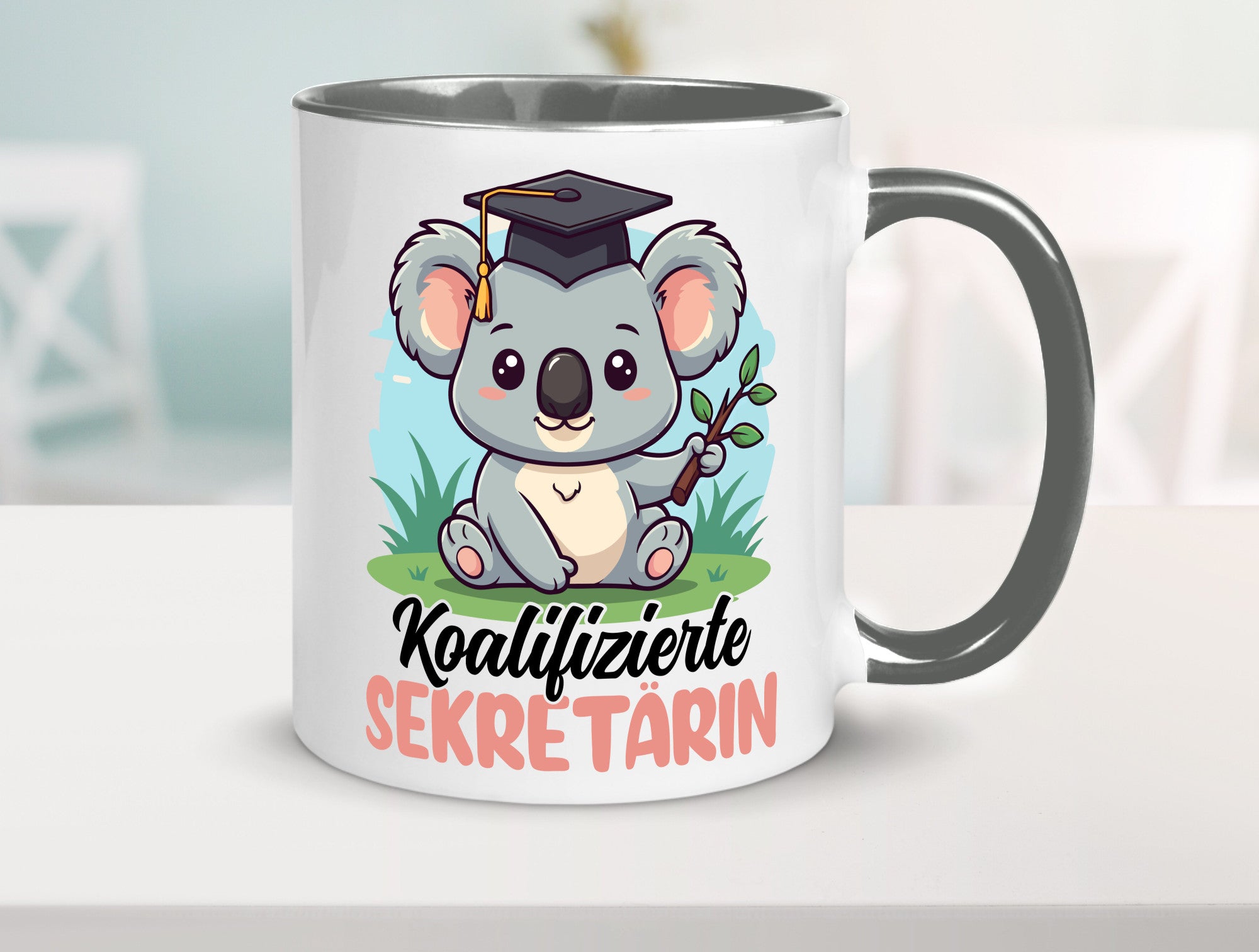 Koalifizierte Sekretärin | Büro Geschenkidee Arbeit Kollegen Humor Tasse
