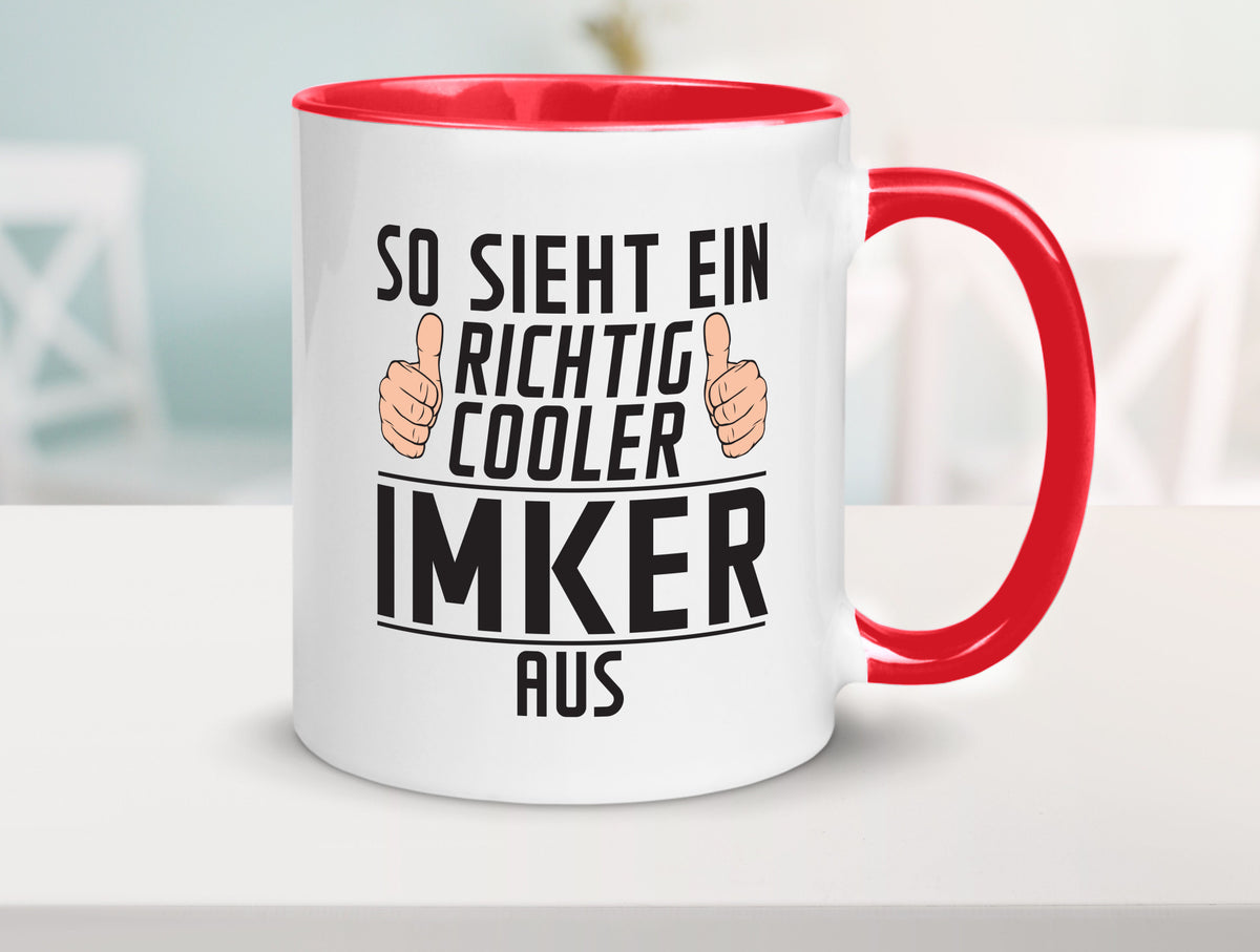 Richtig Cooler Imker | Imkerei Geschenkidee Humor Tasse