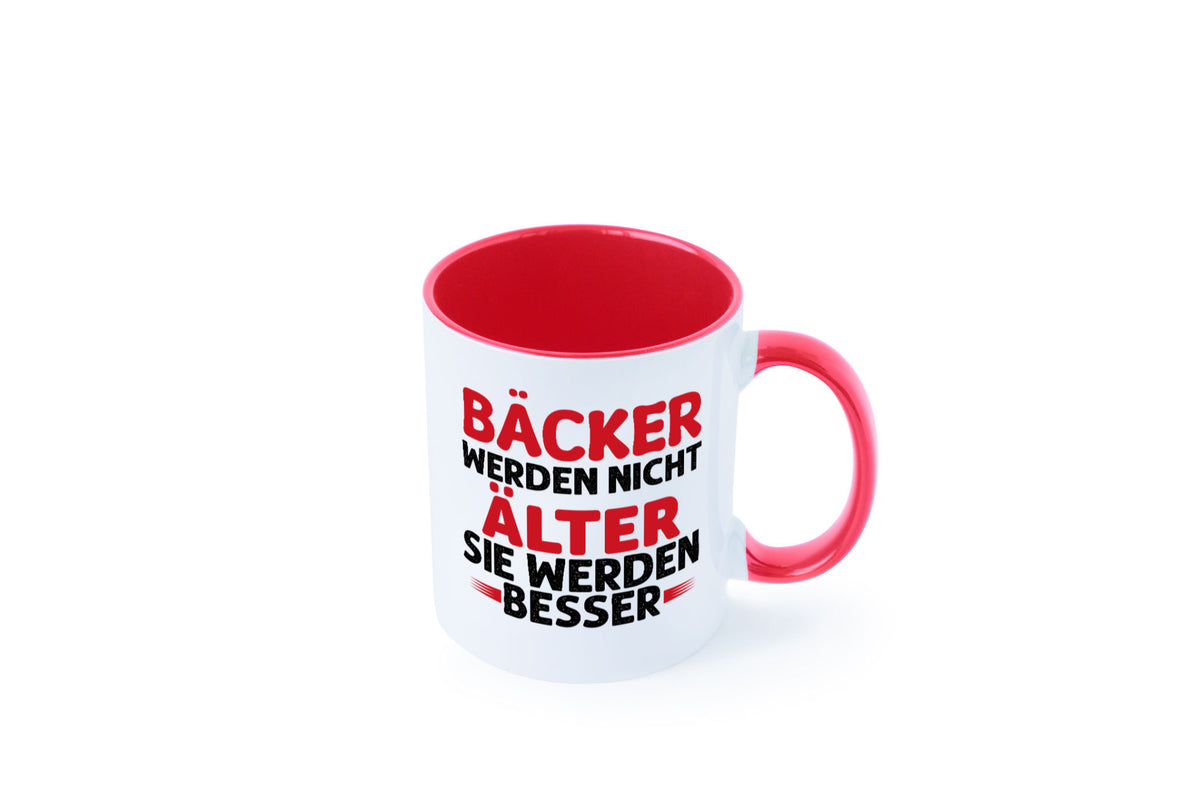 Bäcker werden nicht älter Sie besser lustig Humor Geschenkidee Geschenk Tasse