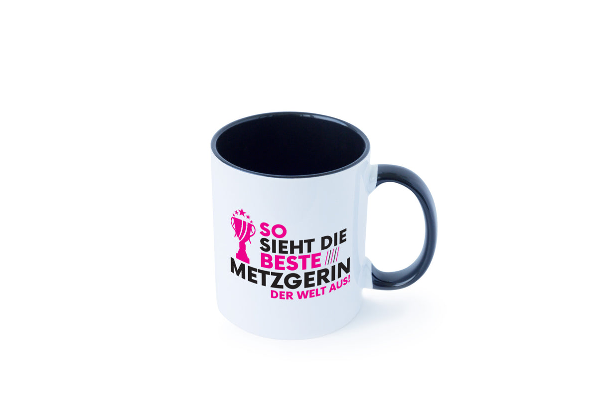 Die Weltbeste Metzgerin | Fleischerin lustig Humor Geschenkidee Geschenk Tasse