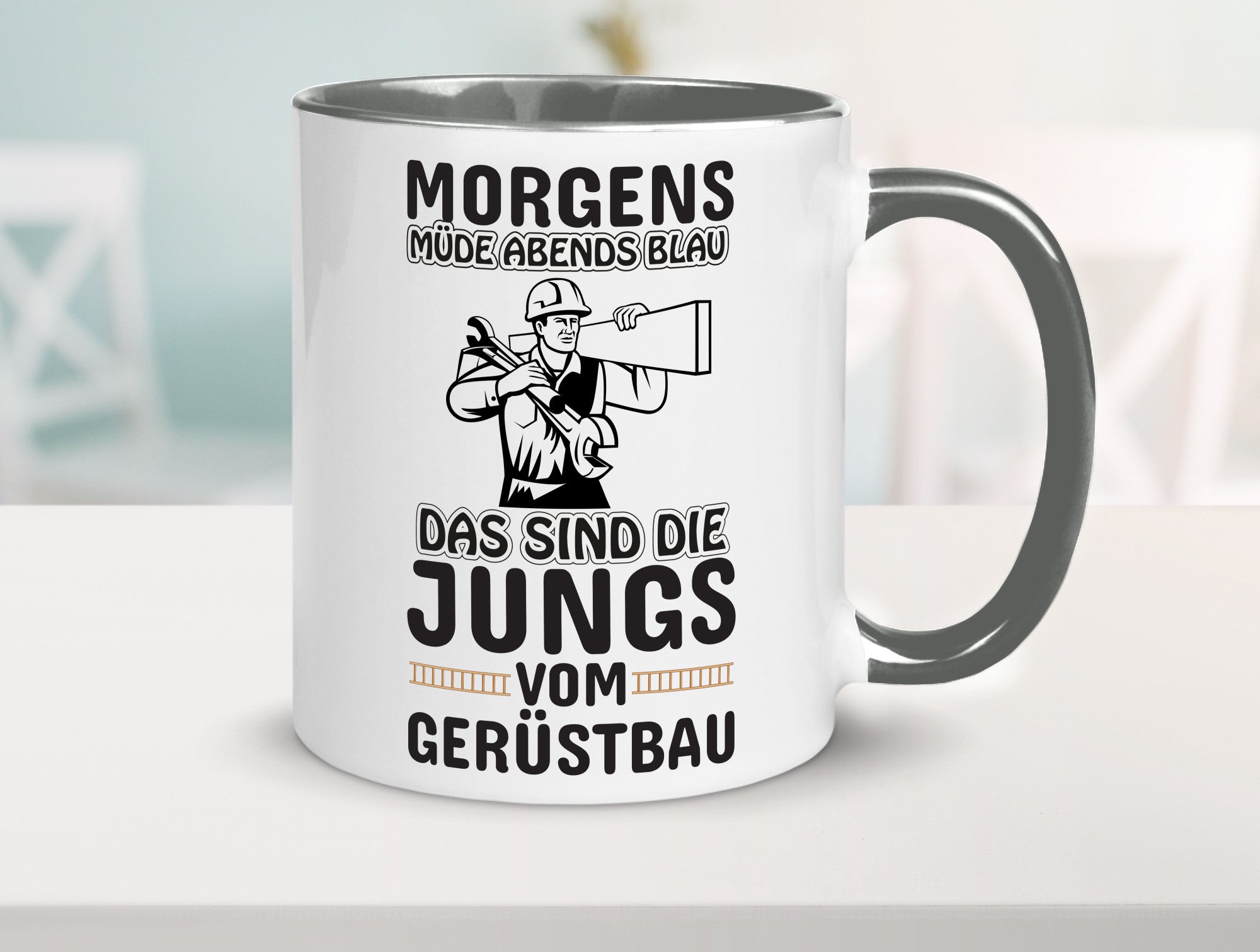 Jungs vom Gerüstbau | Gerüstbauer Tasse Baustelle Geschenk Humor Geschenkidee