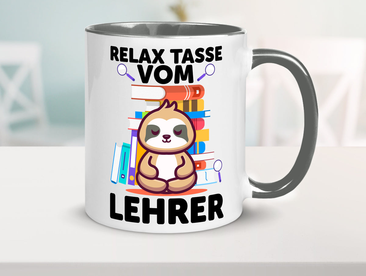 Relax Tasse: Lehrer | Schule Beruf Schüler lustiger Spruch Geschenk Arbeit