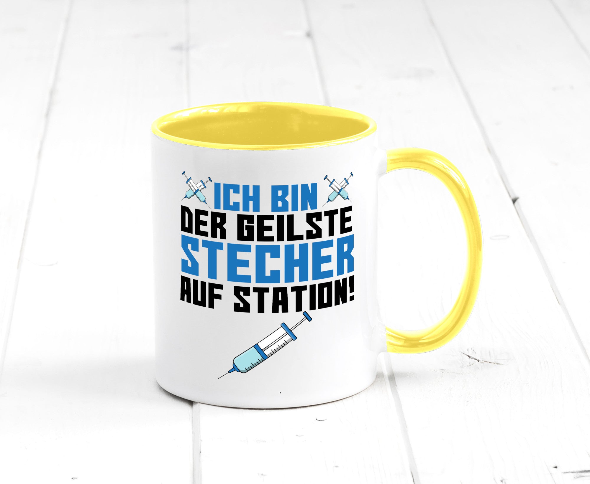 Ich bin der geilste Stecher | Pfleger Arzt Spritze lustig Humor Geschenkidee
