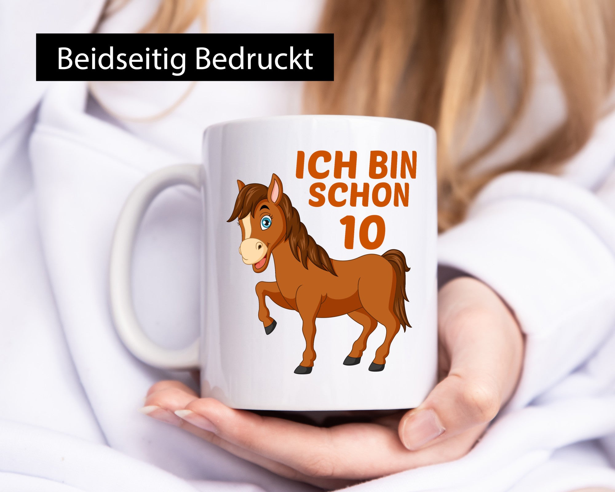 10. Geburtstag | Ich bin schon 10 Pferde Pony lustig Geschenkidee Geschenk Tasse