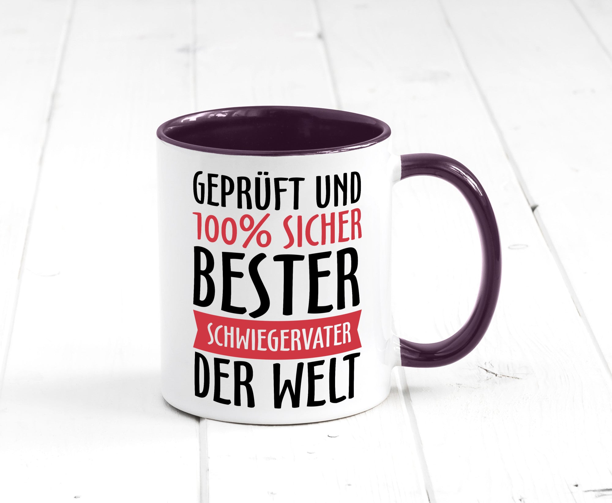 Bester Schwiegervater Geschenk Familie Geschenkidee lustiger Spruch Tasse