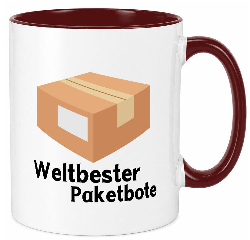 Weltbester Postbote | Paketlieferant lustiger Spruch Geschenk Humor Tasse