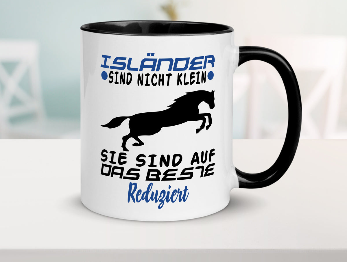 Isländer sind nicht klein | Auf das beste reduziert Geschenk Humor Geschenkidee Tasse