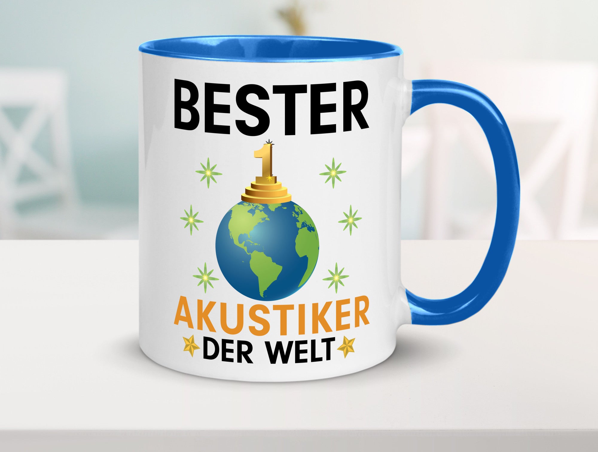 Welt Bester Akustiker | Akustik Hörgeräteakustik Geschenkidee Humor Tasse