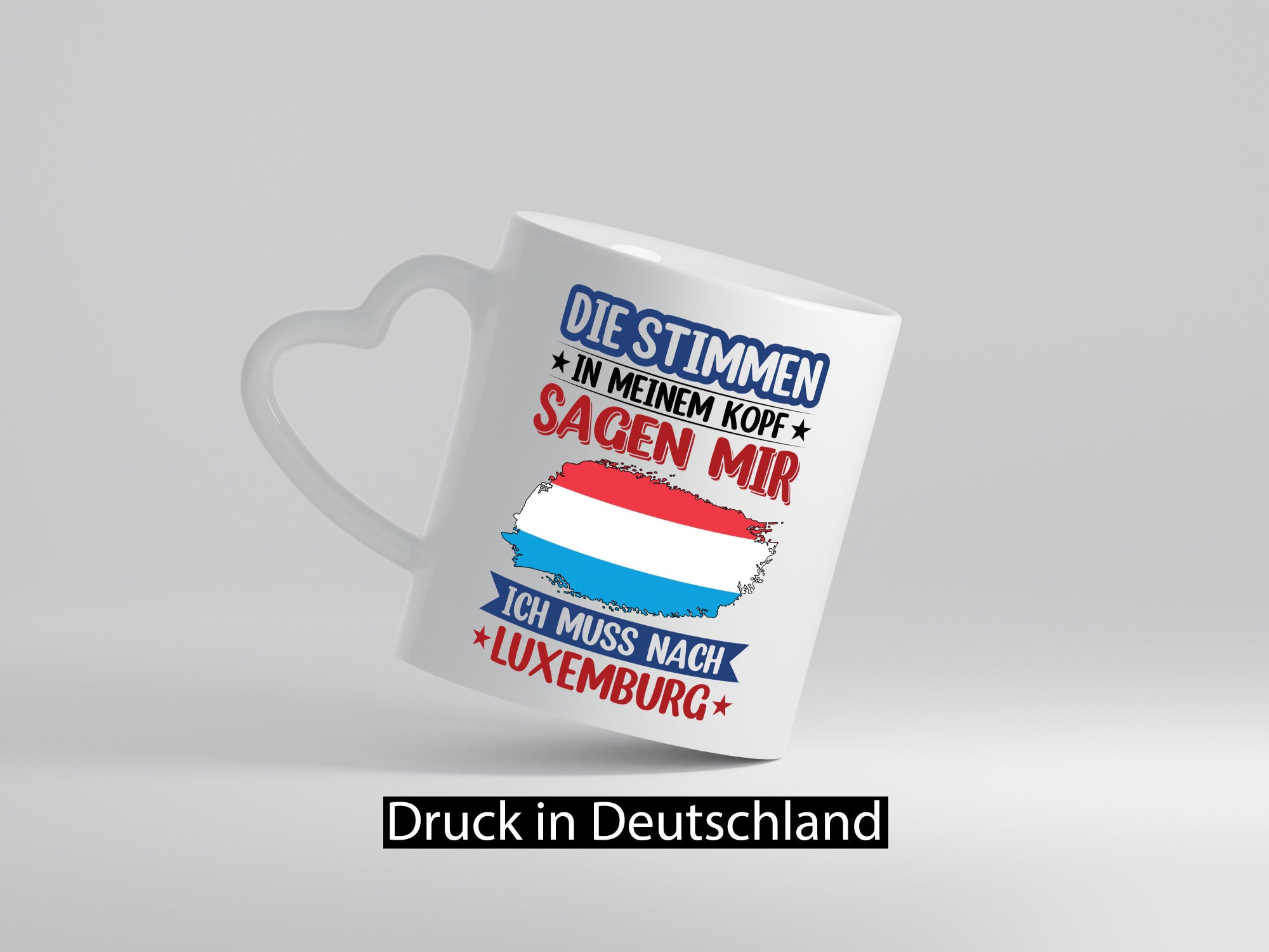 Luxemburg | Urlaub Stimmen in meinem Kopf Traumland lustig Humor Geschenkidee