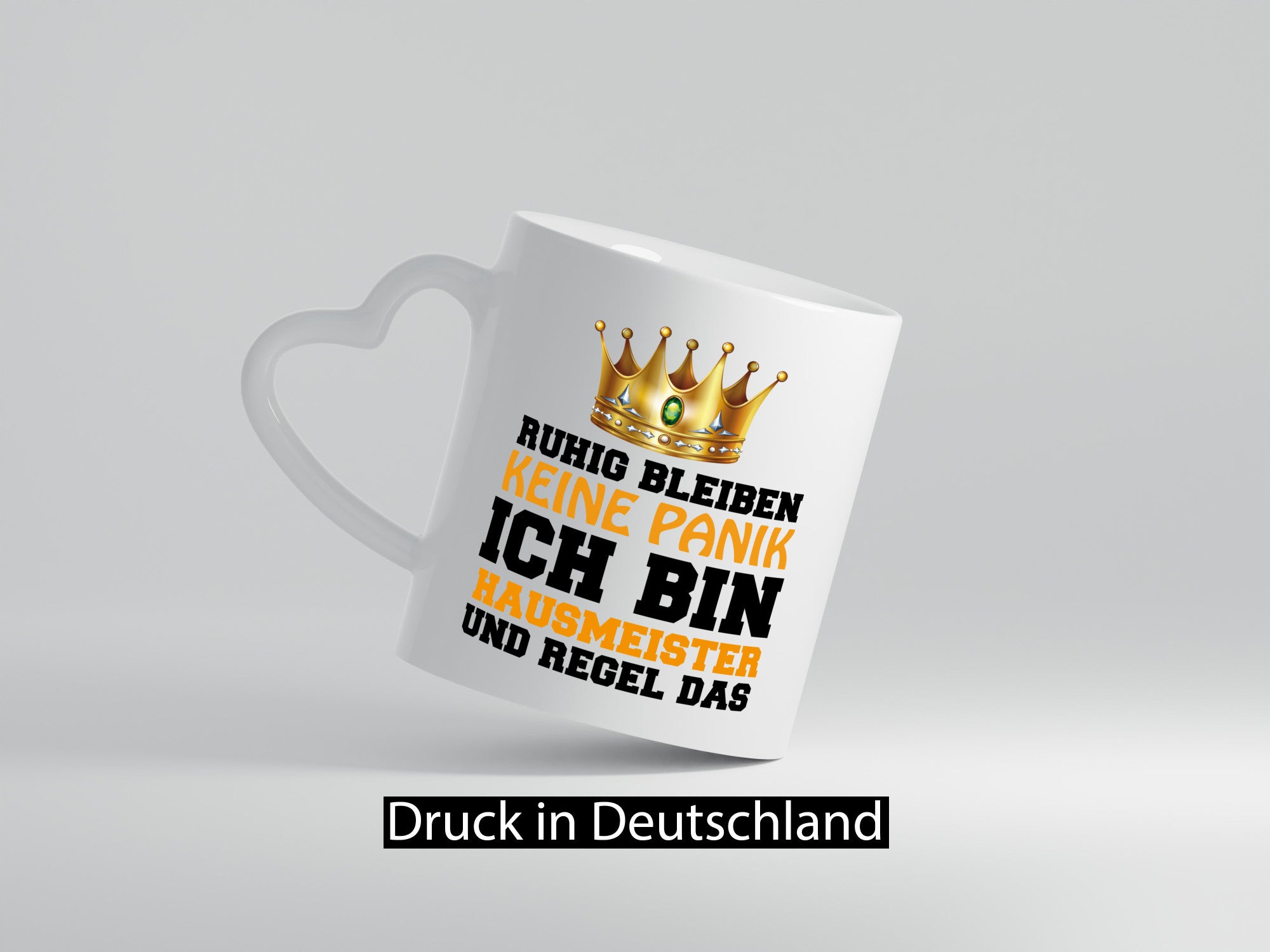 Ich bin Hausmeister Geschenkidee Humor Tasse