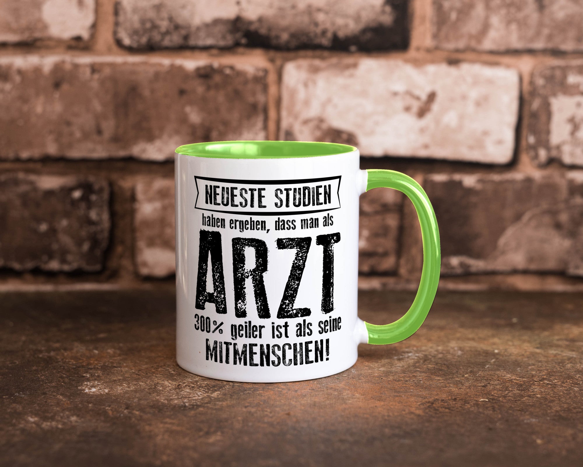 Neuste Studien: Arzt | Medizin Doktor Facharzt Geschenkidee Humor Tasse