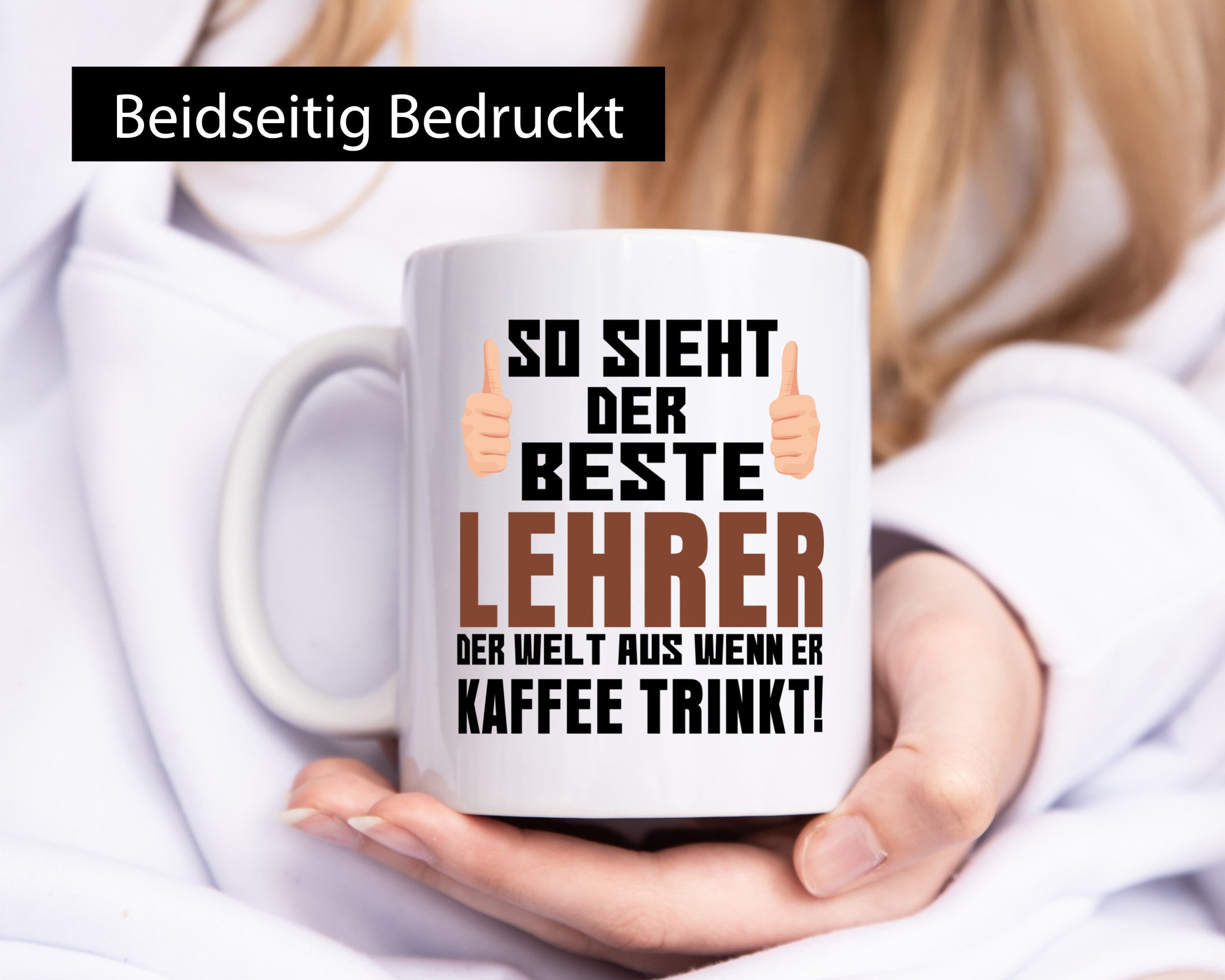 Bester Lehrer | Lieblingslehrer Tasse lustiger Spruch Humor Geschenkidee