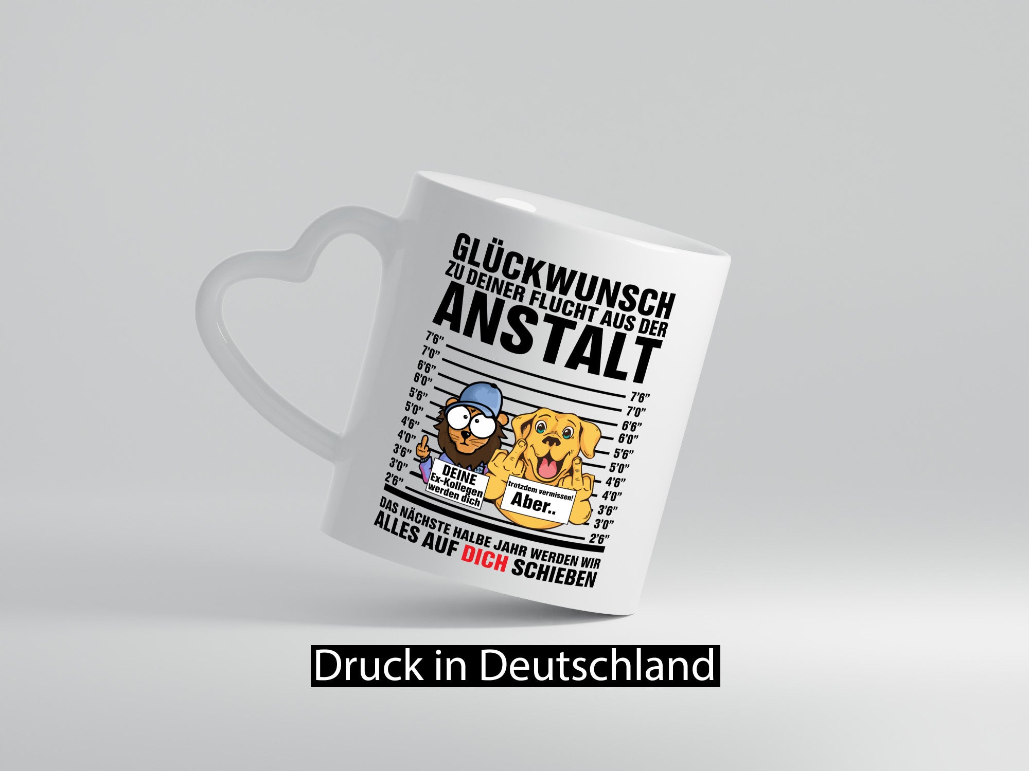 Glückwunsch zu deiner Flucht | Abschiedgeschenk v3 Geschenk Humor Geschenkidee