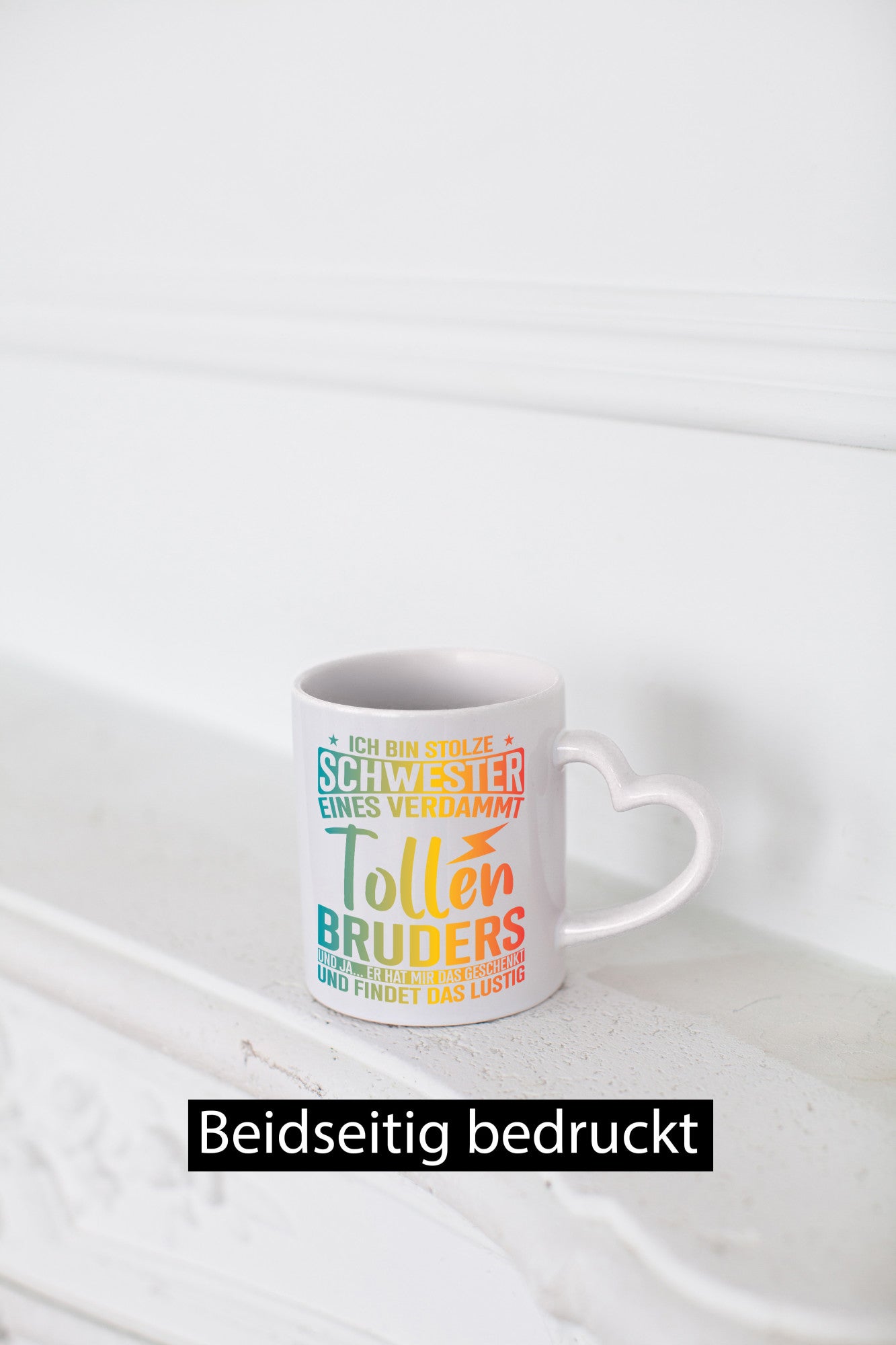 Stolze Schwester eines Bruders | Geschwisterliebe Geschenkidee Humor Tasse