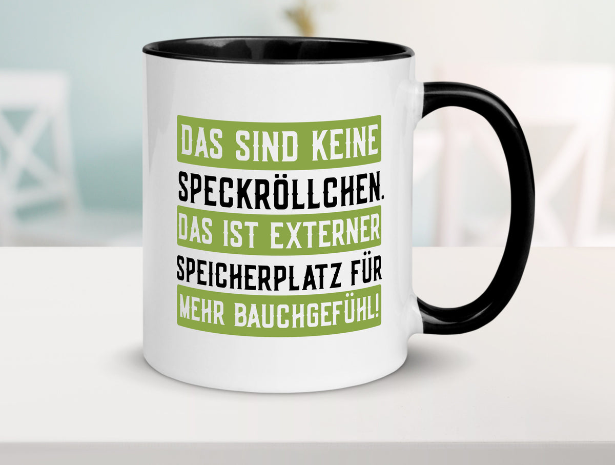 Keine Speckröllchen | Softwareentwickler PC Körperfülle Geschenkidee Humor Tasse