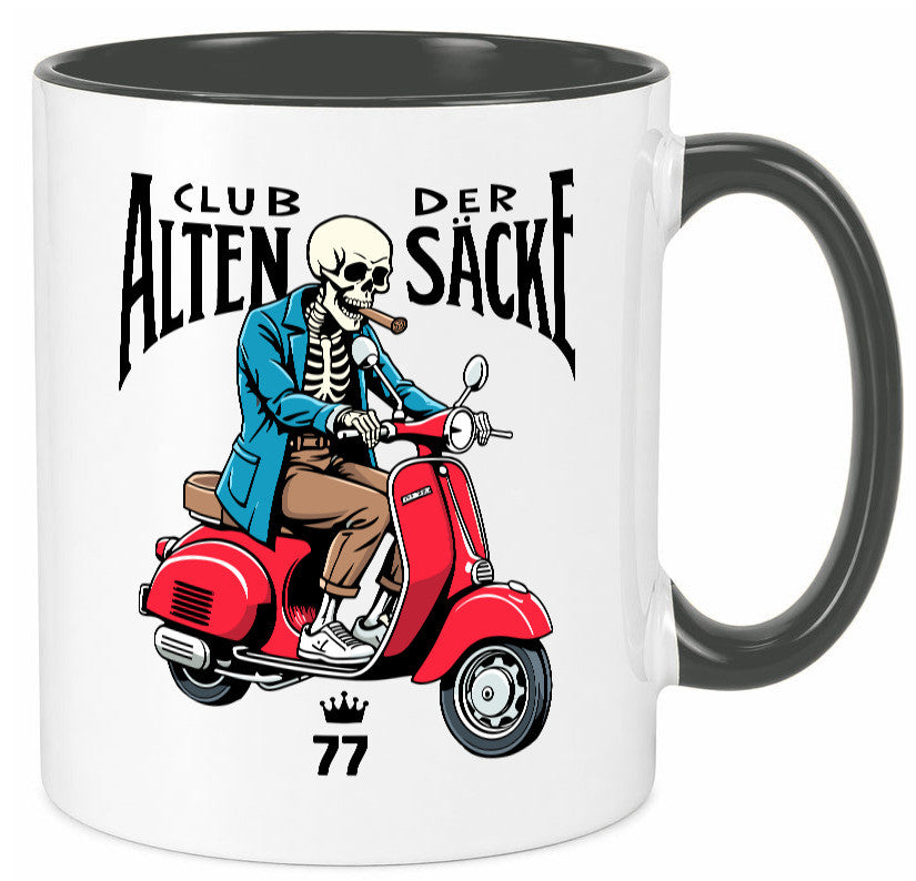 77. Geburtstag | 77 Jahre Club der alten Säcke v2 lustiger Spruch Geschenk Tasse