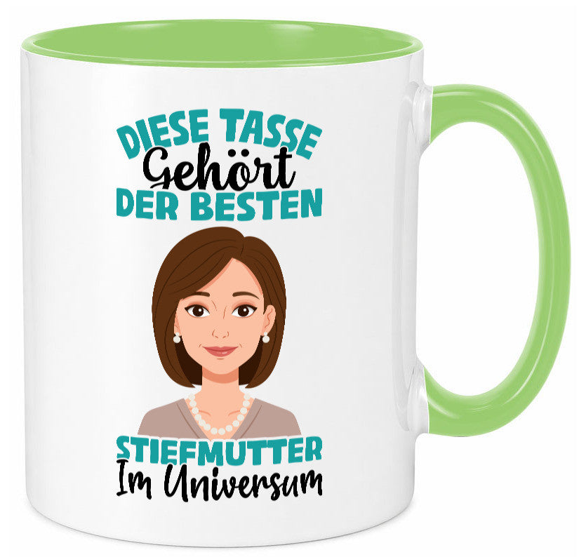 Im Universum: Stiefmutter | Stieftochter Beste Geschenk Familie Geschenkidee Tasse