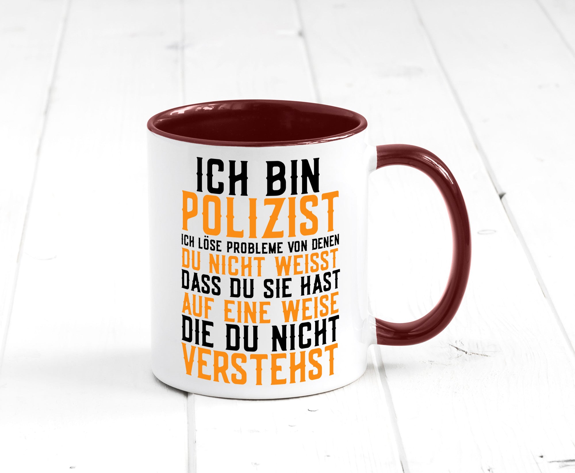 Ich bin Polizist | Polizei Beruf Job lustiger Spruch Geschenk Arbeit Kollegen