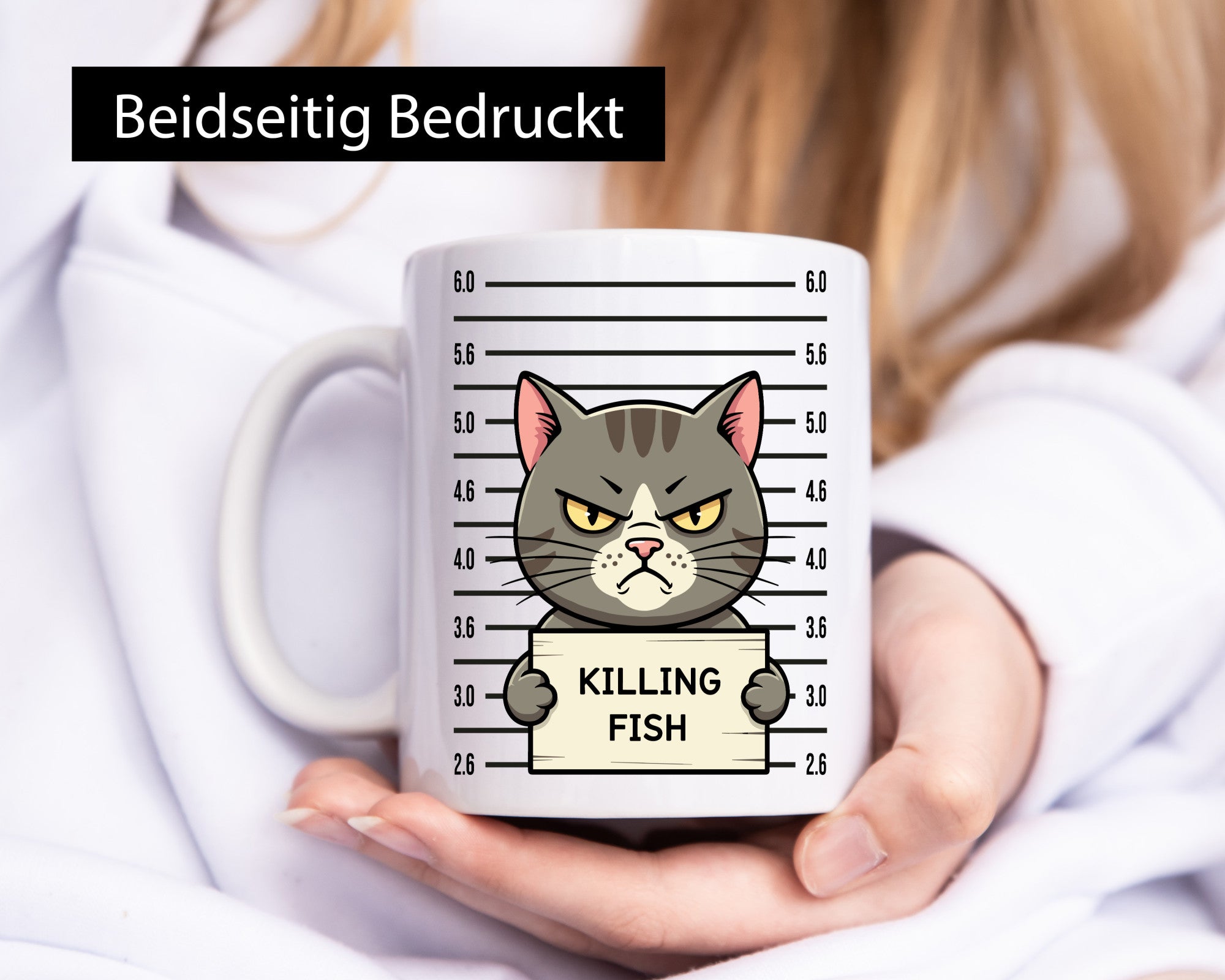 Böse katze hat den Fisch gegessen | Verhafung lustiger Spruch Geschenk