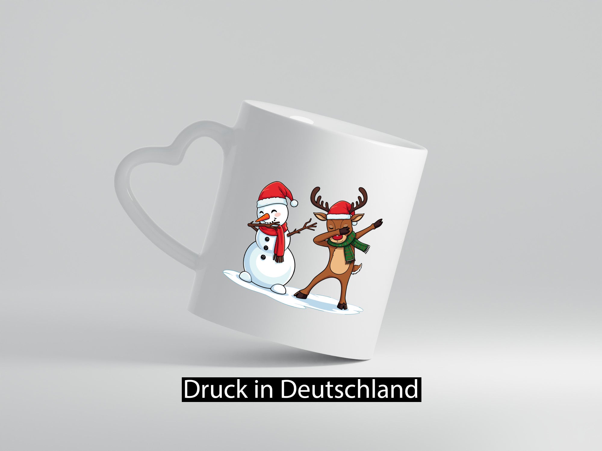 Dabbing Schneeman Rentier | Weihnachten v2 lustig Tierliebhaber Humor Geschenk