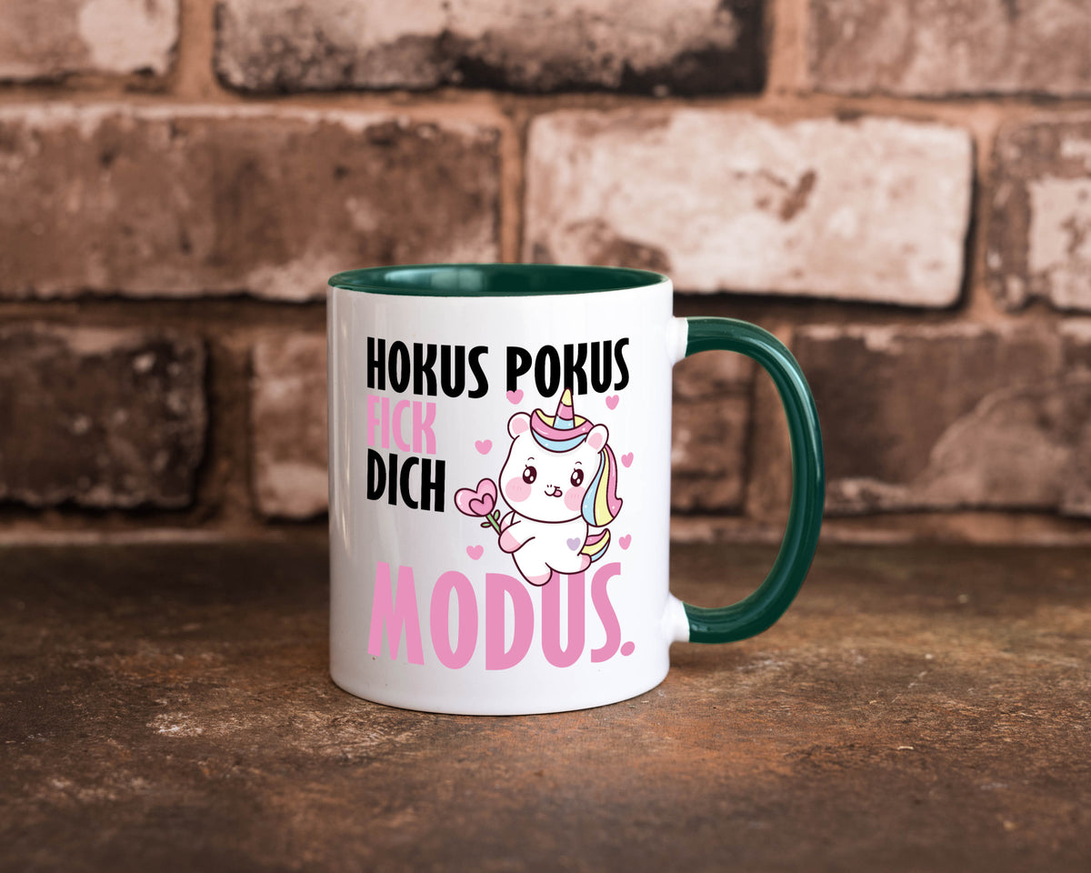Hokus Pokus lustiger Spruch Geschenk Humor Geschenkidee Tasse