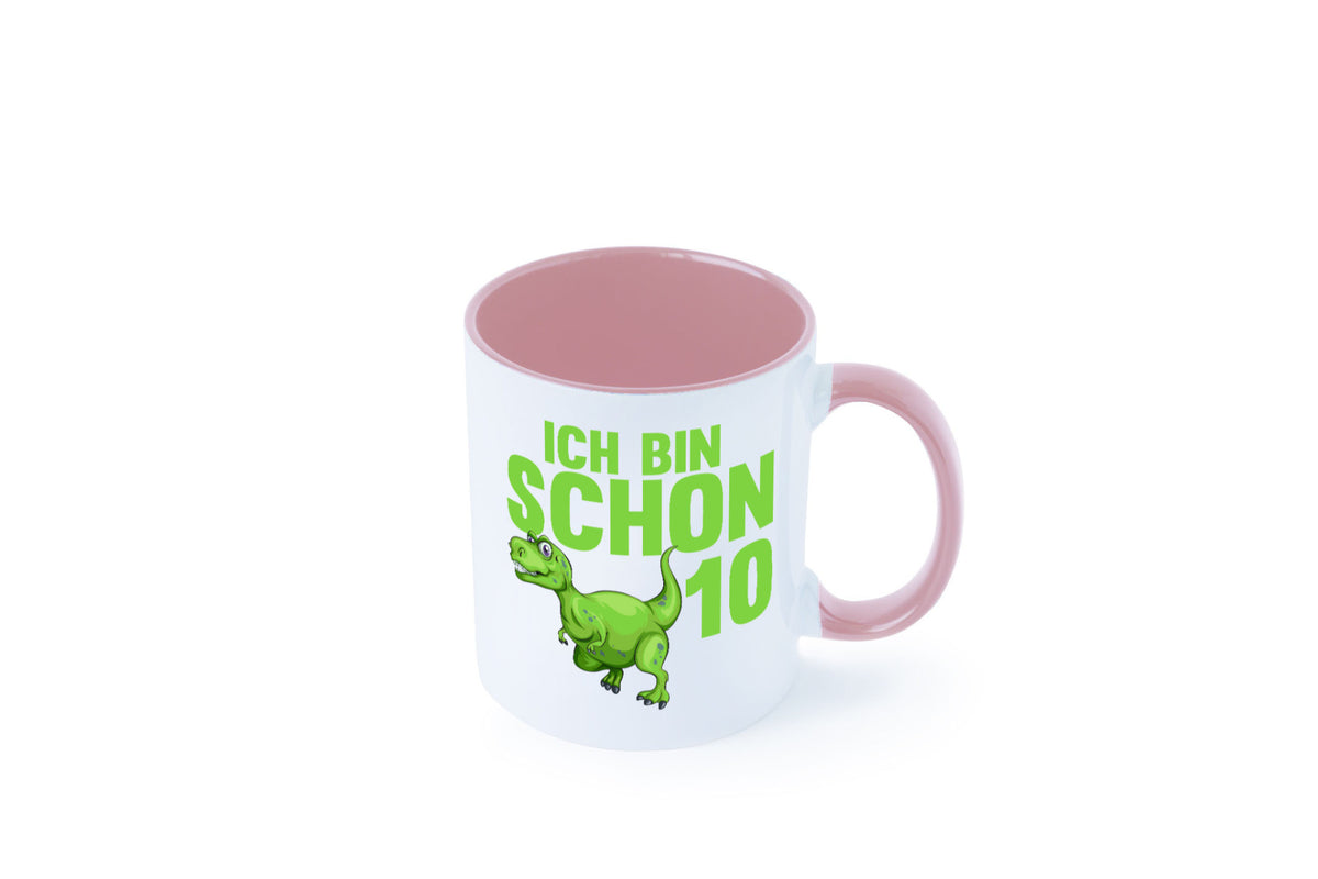 10. Geburtstag | 10 Jahre Dino Dinosaurier Geschenk Geschenkidee lustiger Tasse