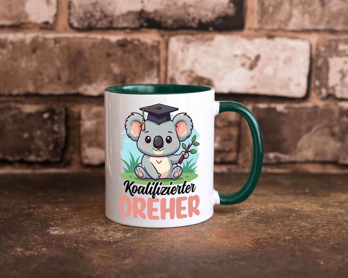 Koalifizierter Dreher | Fräser v2 Geschenk Humor Geschenkidee lustiger Spruch Tasse