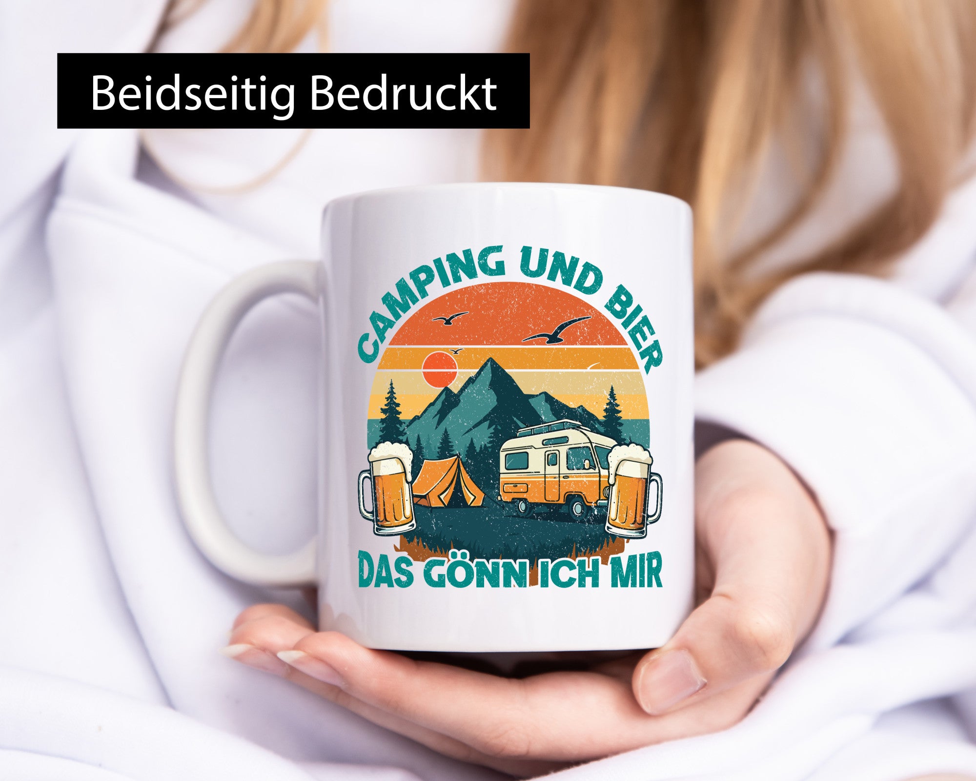 Camping und bier das gönn ich mir | lustig Humor Geschenkidee Geschenk Tasse