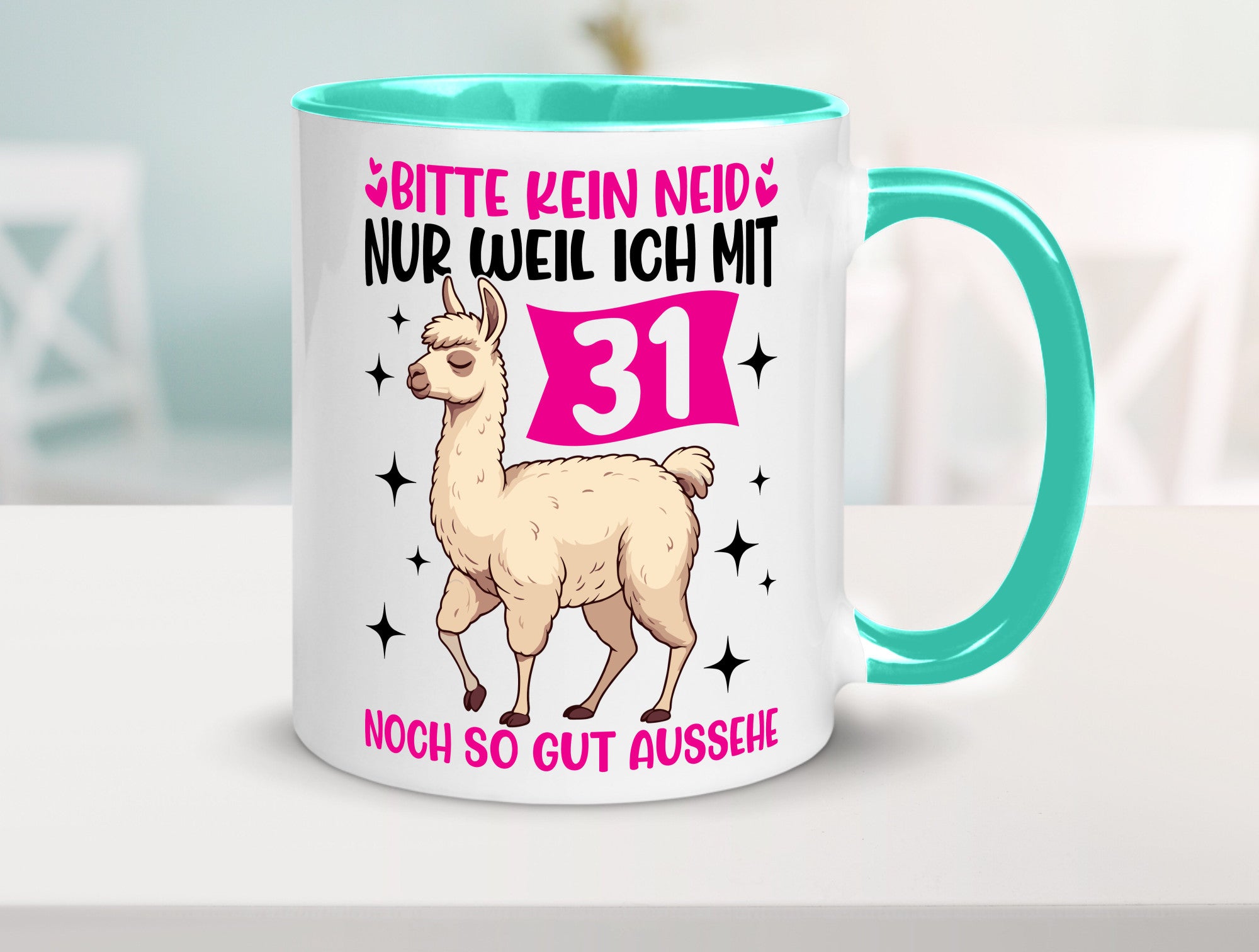 31. Geburtstag | 31 Jahre Lama gut aussehen lustiger Spruch Geschenk