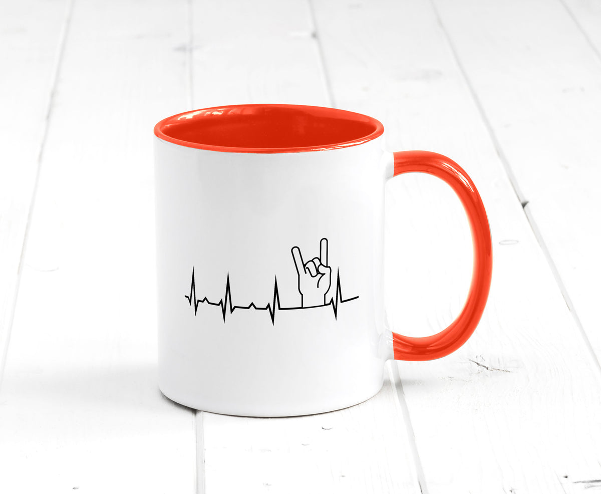 Heavy Metal Motiv | Rocker Musiker Rock Musik Geschenk Humor Geschenkidee Tasse