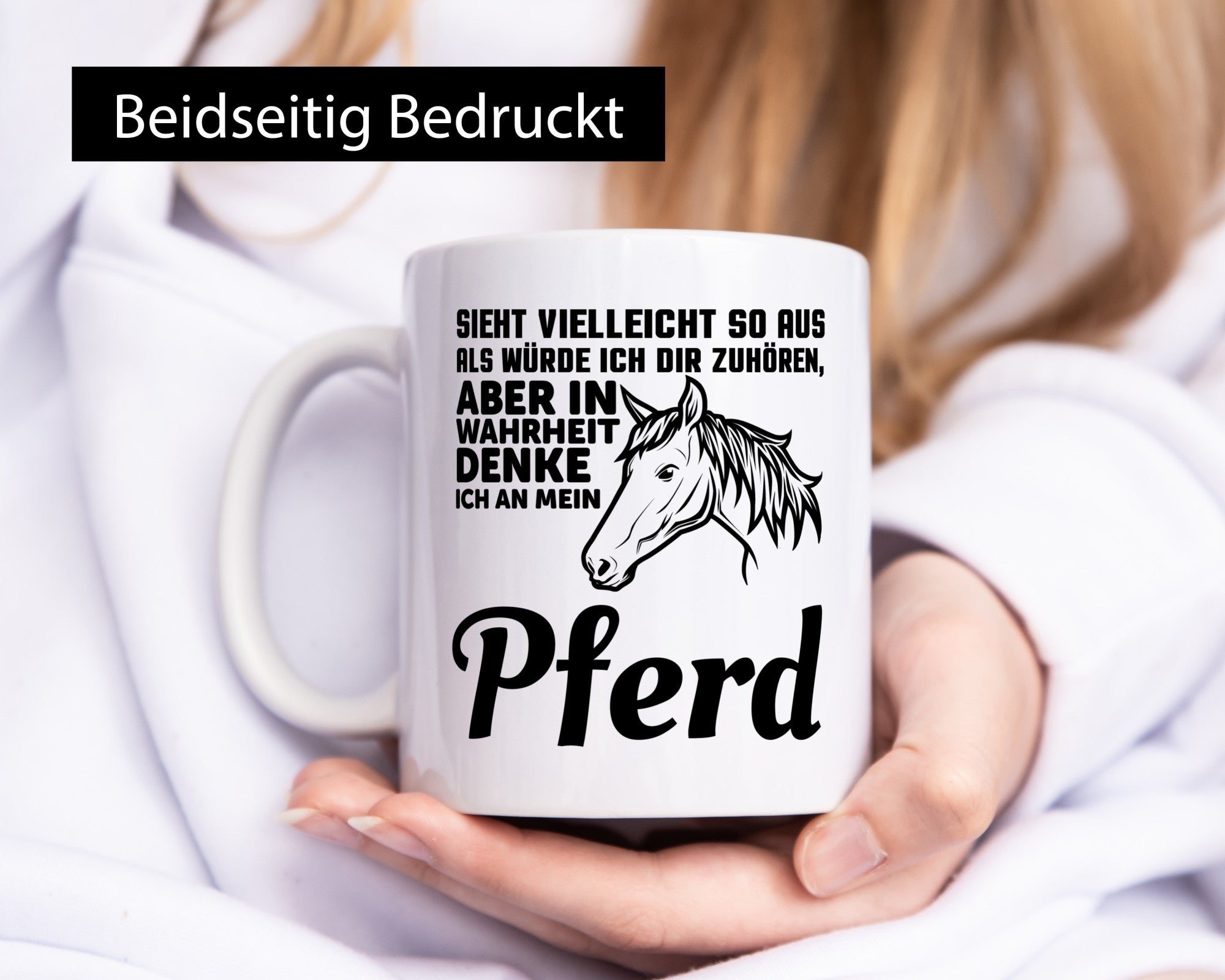 Pferde Spruch | Reiterin Tasse Pferdesport Reiten Humor Geschenkidee