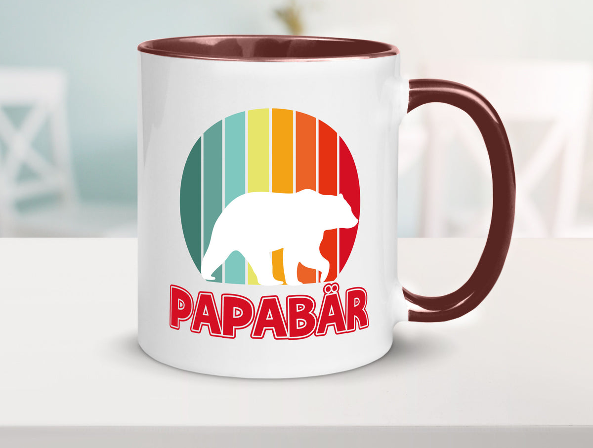 Papabär | Papa Tasse Vater Vatertag Bär lustiger Spruch Geschenk Familie