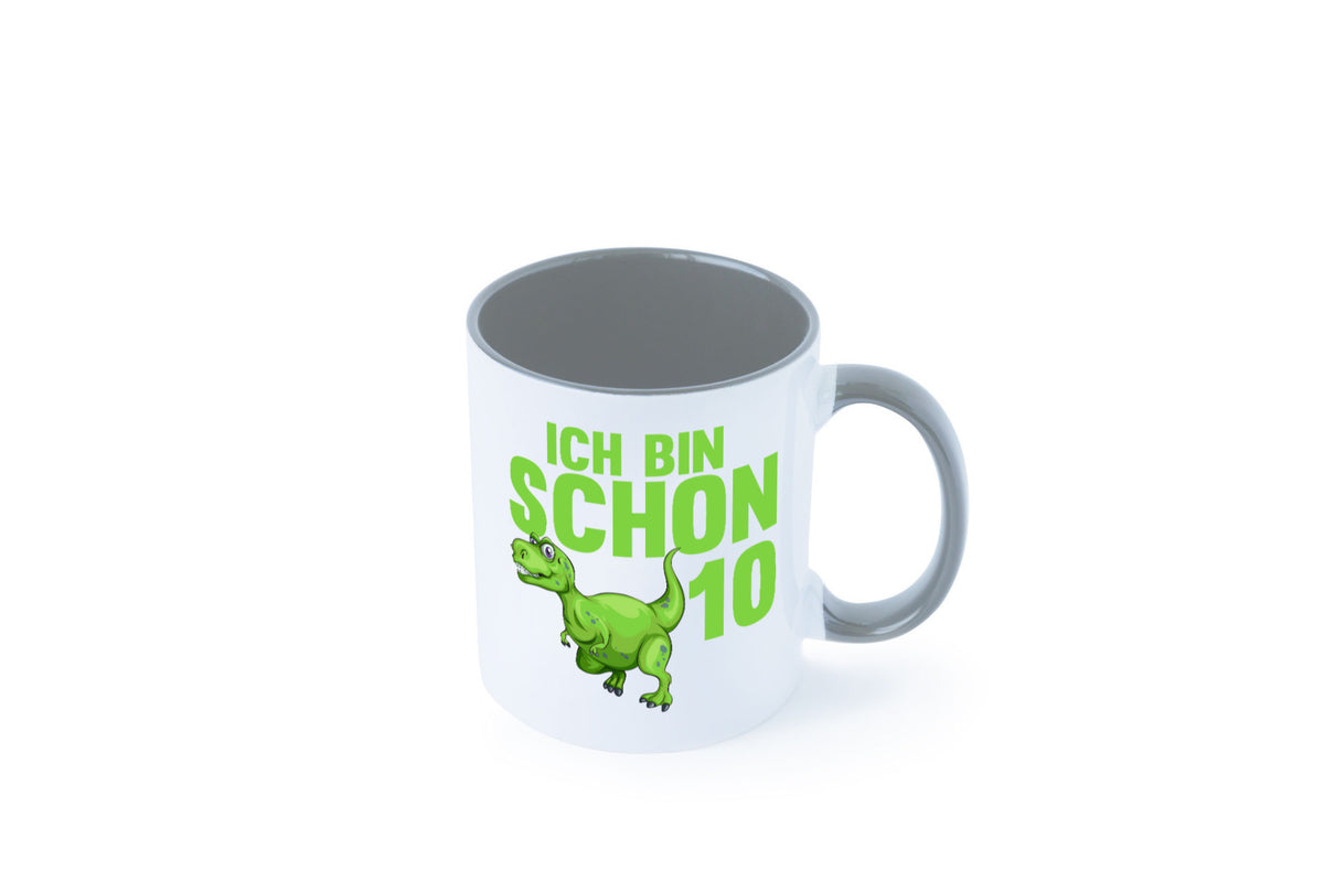 10. Geburtstag | 10 Jahre Dino Dinosaurier Geschenk Geschenkidee lustiger Tasse