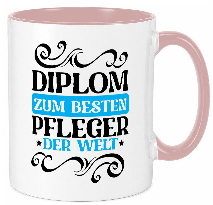 Bester Pfleger der Welt | Altenpfleger Pflegekraft lustig Humor Geschenkidee Tasse