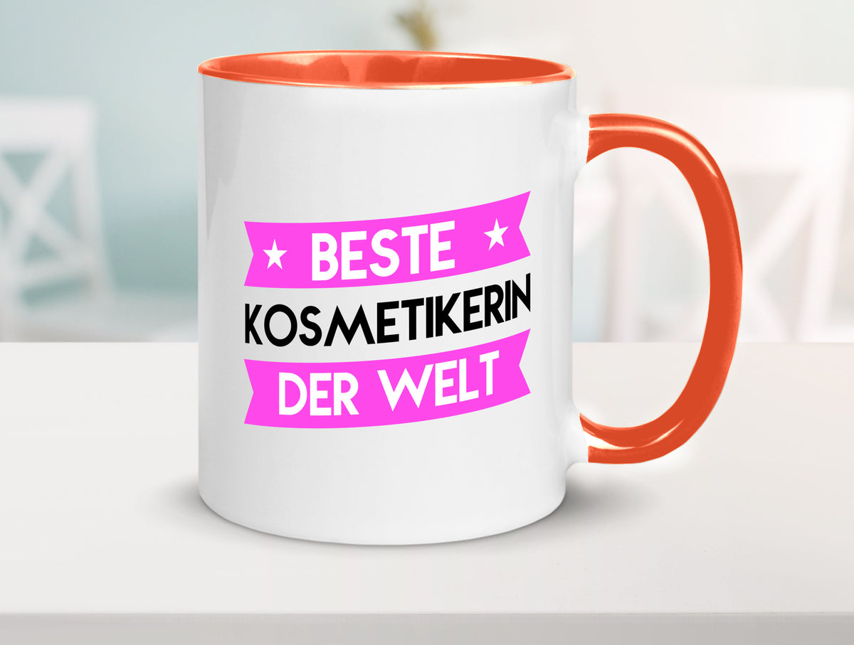 Beste Kosmetikerin | Kosmetik Stylistin Visagistin Geschenkidee Humor Tasse