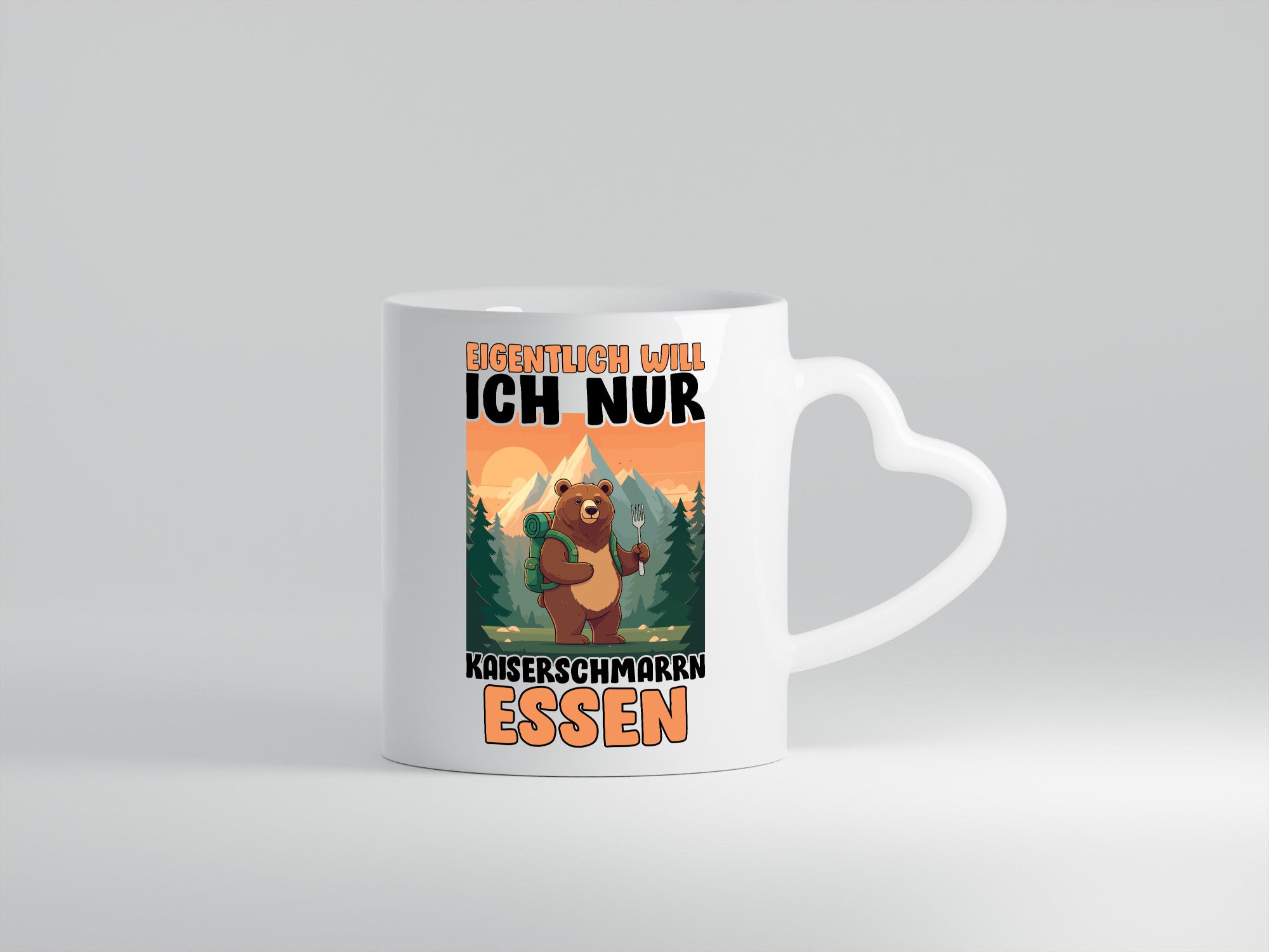 Eigentlich will ich nur Kaiserschmarn essen Humor Geschenkidee Tasse