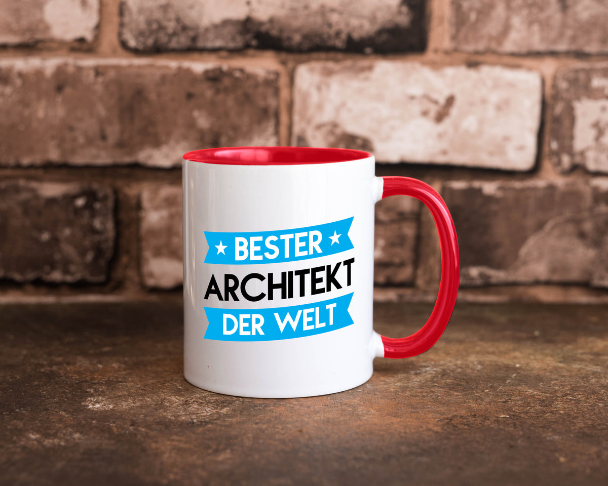 Bester Architekt | Architektur Büro Geschenk Arbeit Kollegen lustiger Spruch Tasse
