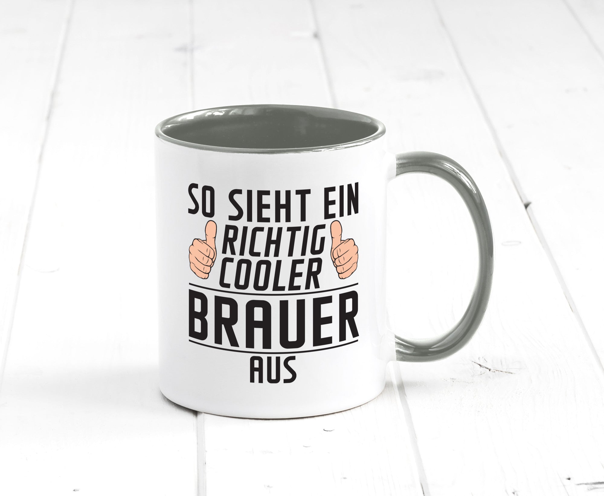 Richtig Cooler Brauer | Bier Brauerei Humor Geschenkidee Tasse