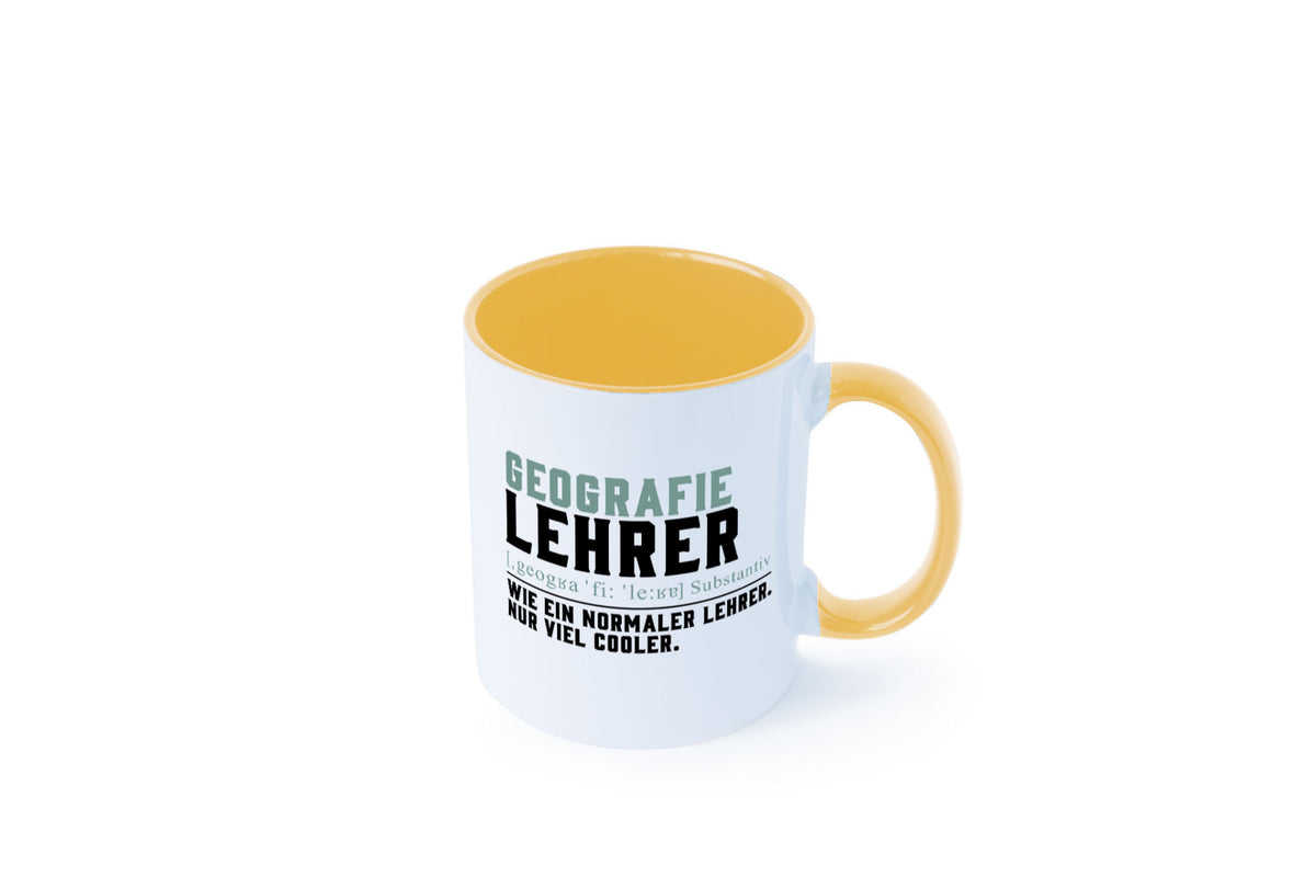 Geographielehrer | Lehrer Unterricht Lieblingslehrer lustiger Spruch Geschenk Tasse