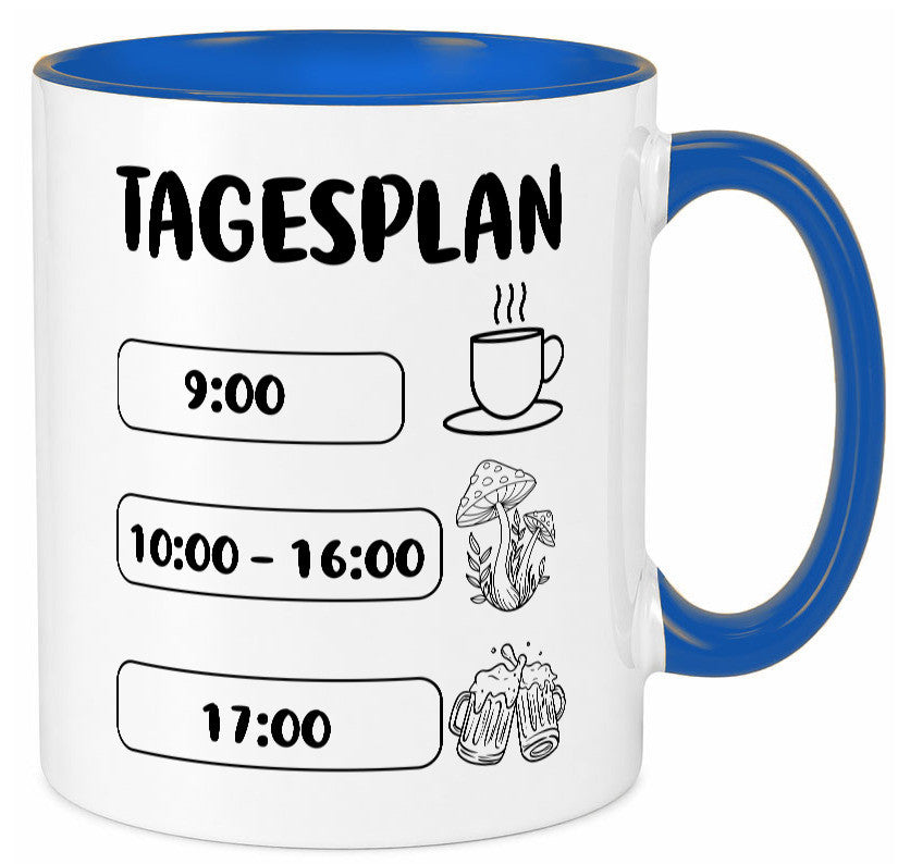 Tagesplan Pilzsammler | Pilze Wald v2 Geschenk Humor Geschenkidee lustiger