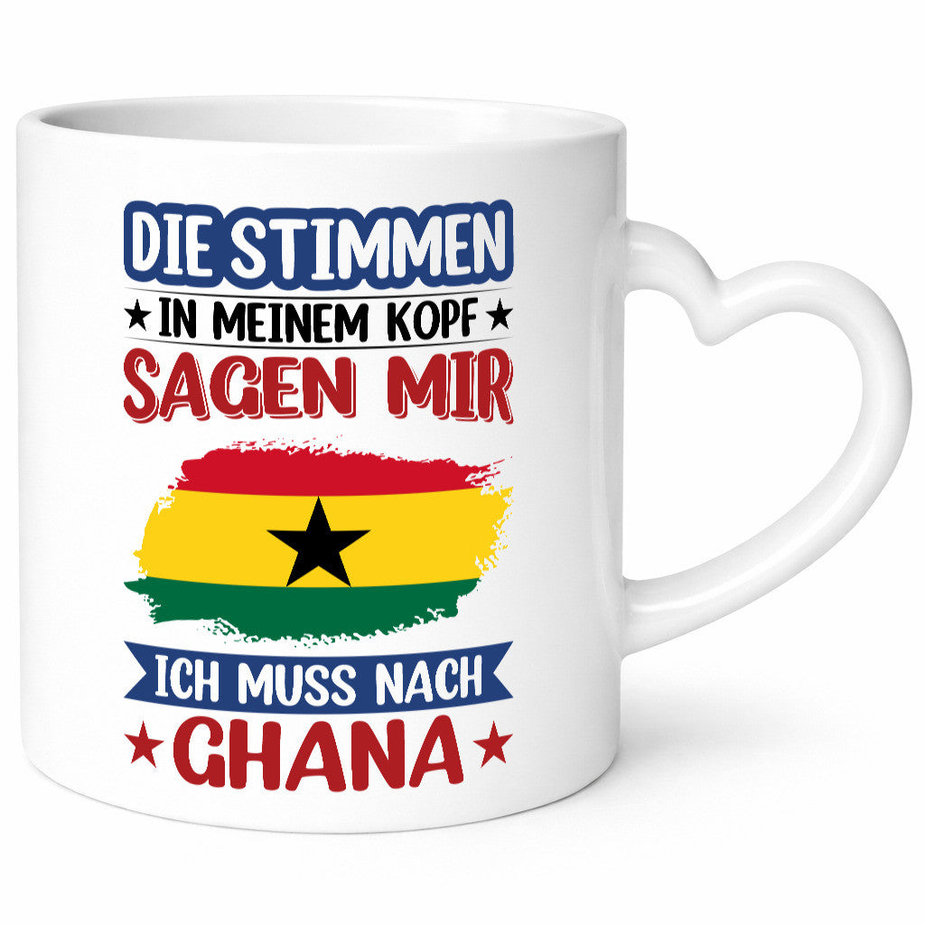 Ghana | Urlaub Stimmen in meinem Kopf Traumland lustig Humor Geschenkidee