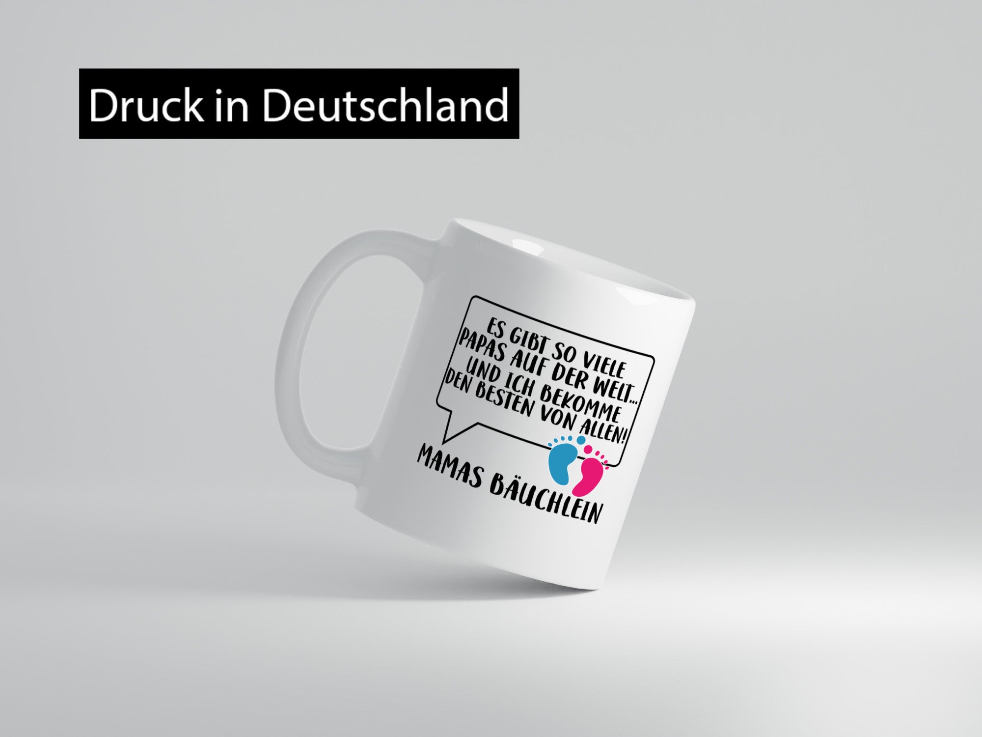 Mamas Bäuchlein | Vaterschaft Tasse werdender Papa lustig Familie Geschenkidee
