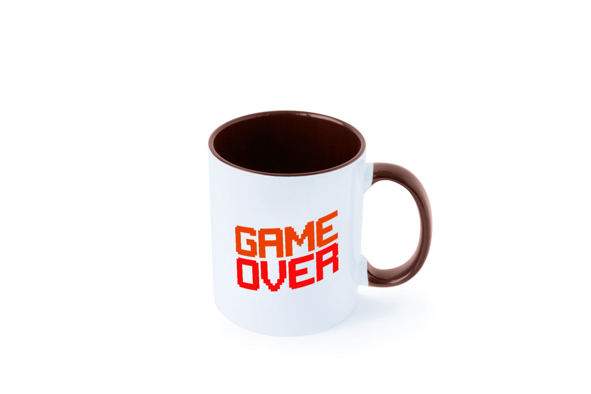 Game Over | Gamer Zocker Retro PC Nerd Pixel Geschenkidee Humor Tasse