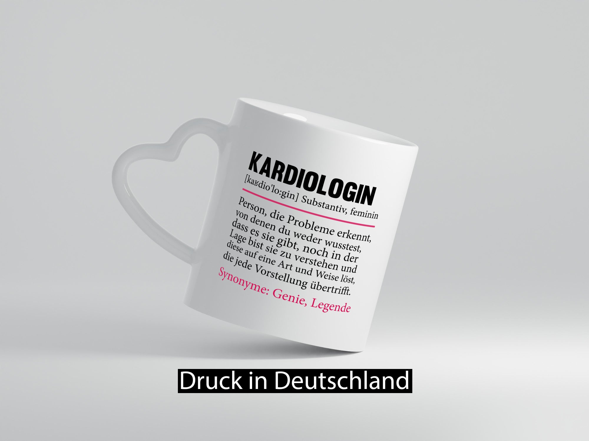 Kardiologin | Spruch lustig Kardiologie Beruf Geschenk Arbeit Kollegen Büro