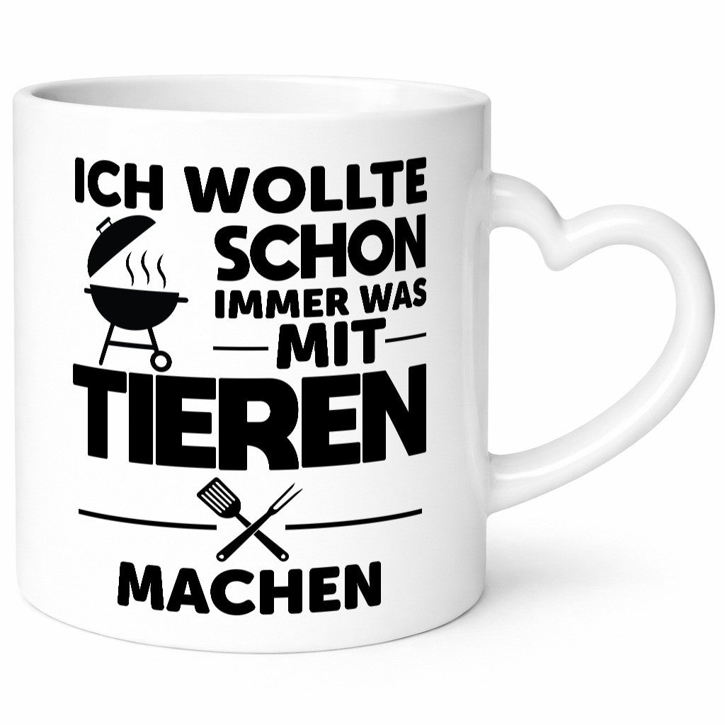 Wollte schon immer was mit Tiere machen | Grillmeister Humor Tierliebhaber