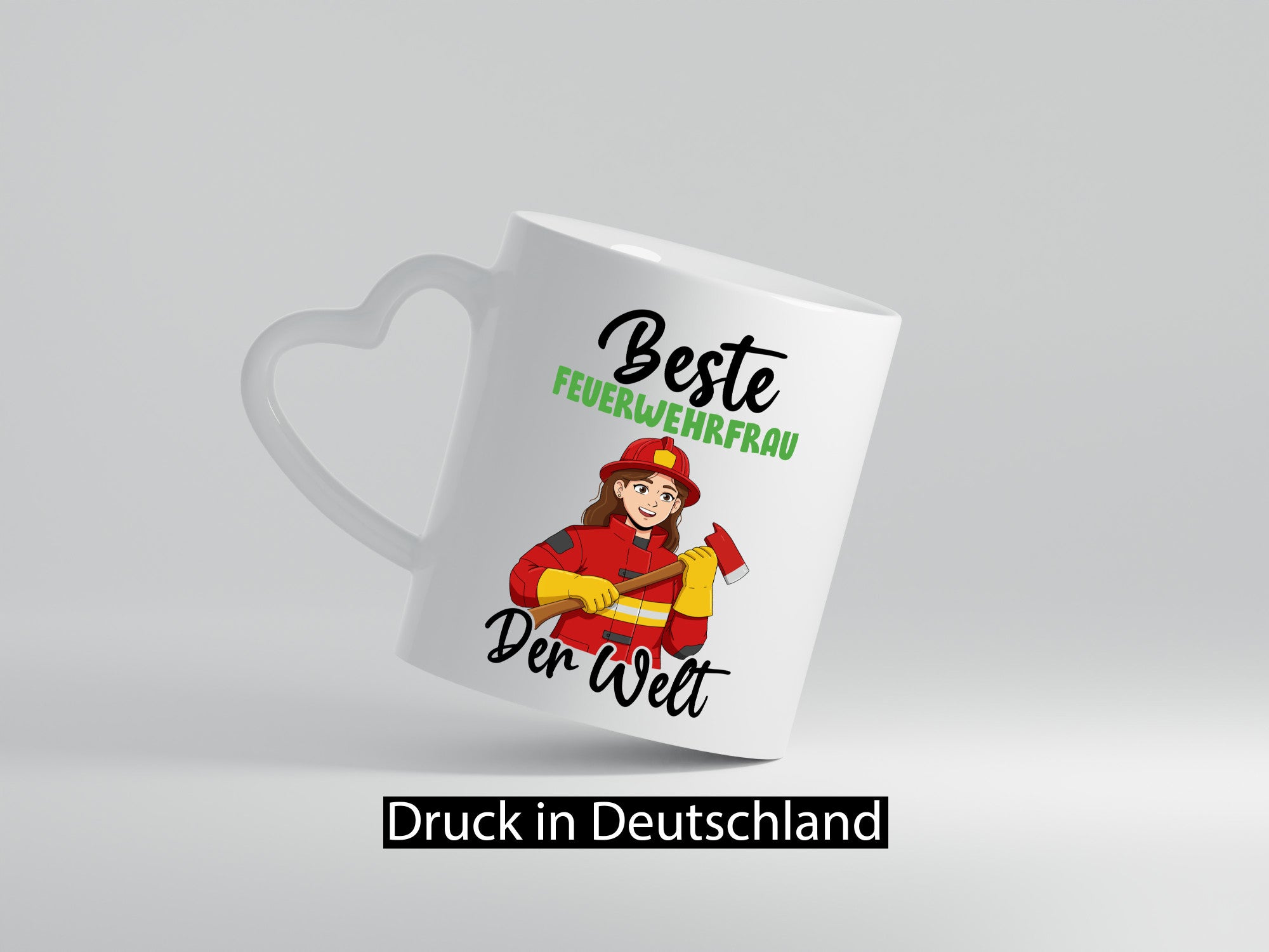 Beste Feuerwehrfrau | Feuerwehr Humor Geschenkidee Tasse